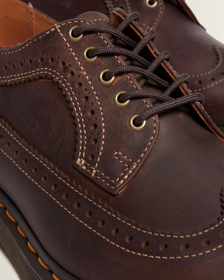 3989 Crazy Horse leather brogue shoes - view 2