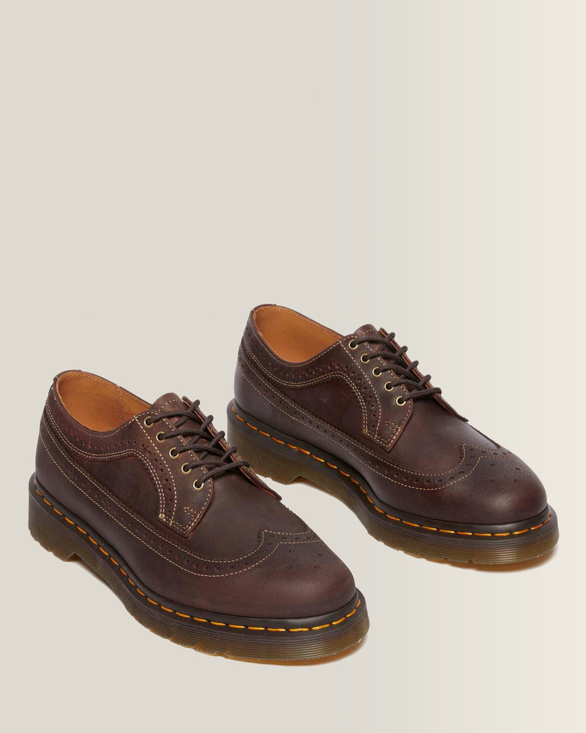 3989 Crazy Horse leather brogue shoes - view 4