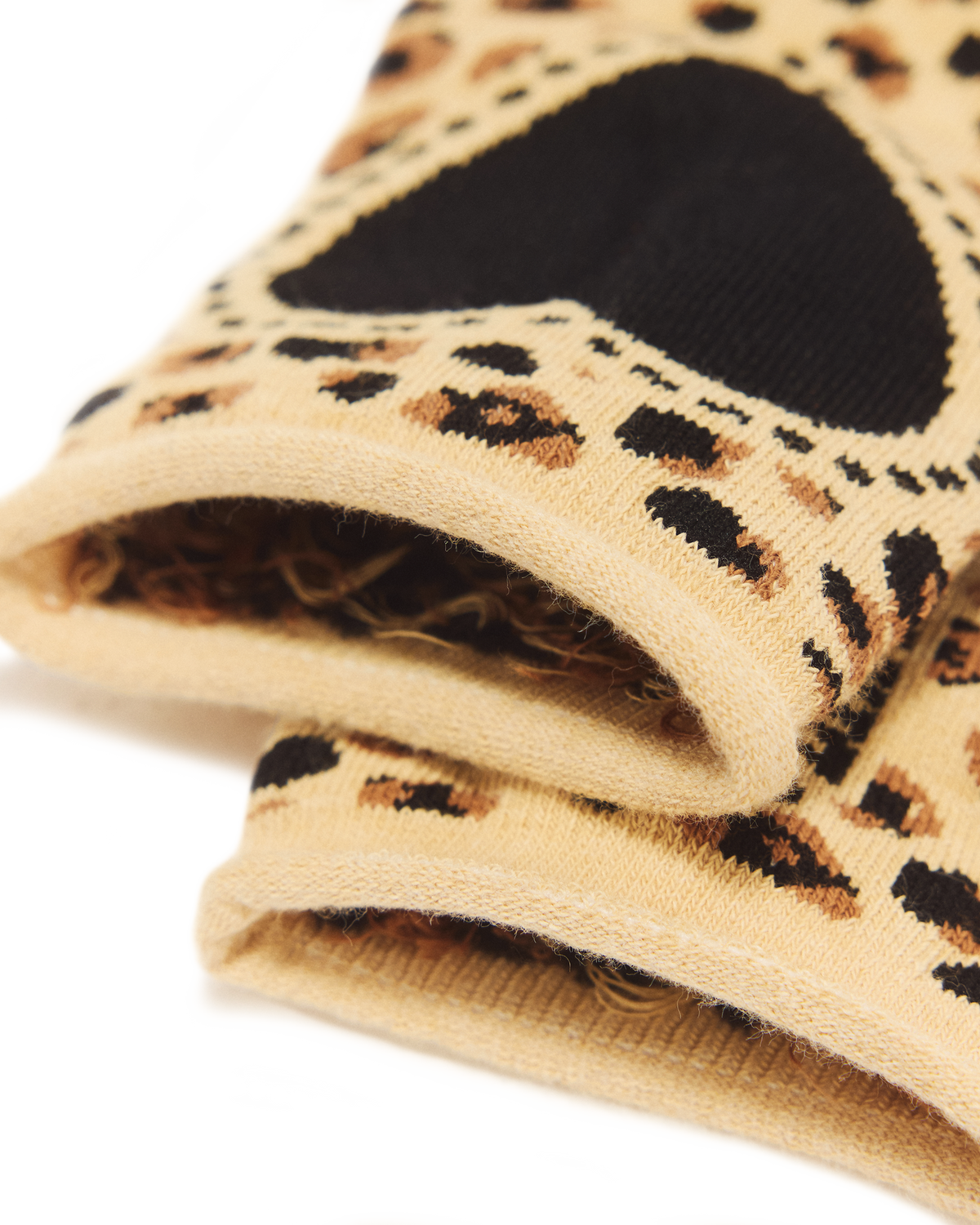 Leopard Heart Cotton Blend Socks - view 4
