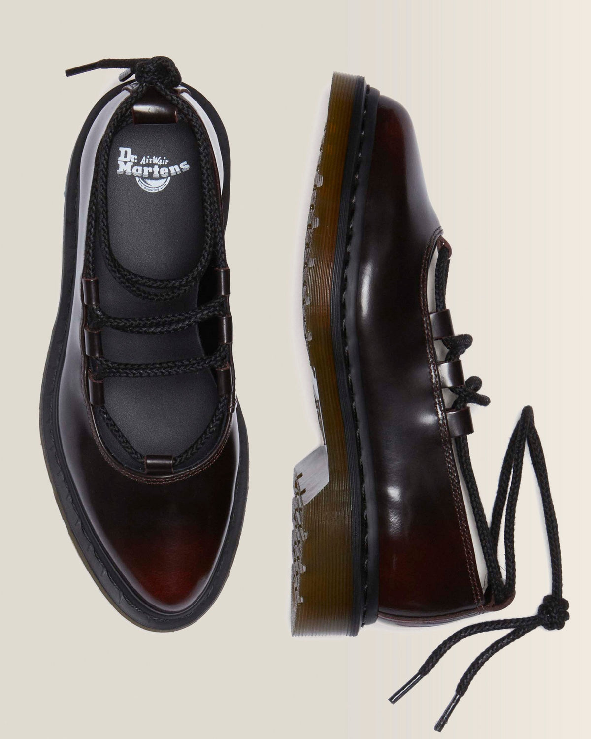 Elphie II leather ballet flats - view 3