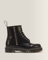 1460 Lace and Zip Smooth leather Boots - view 1