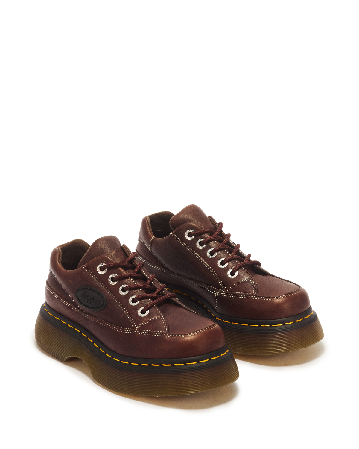 Buzz 5-eye Grizzly leather shoes - view 5