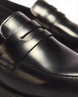Temara Polished Smooth Leather Loafers - view 3