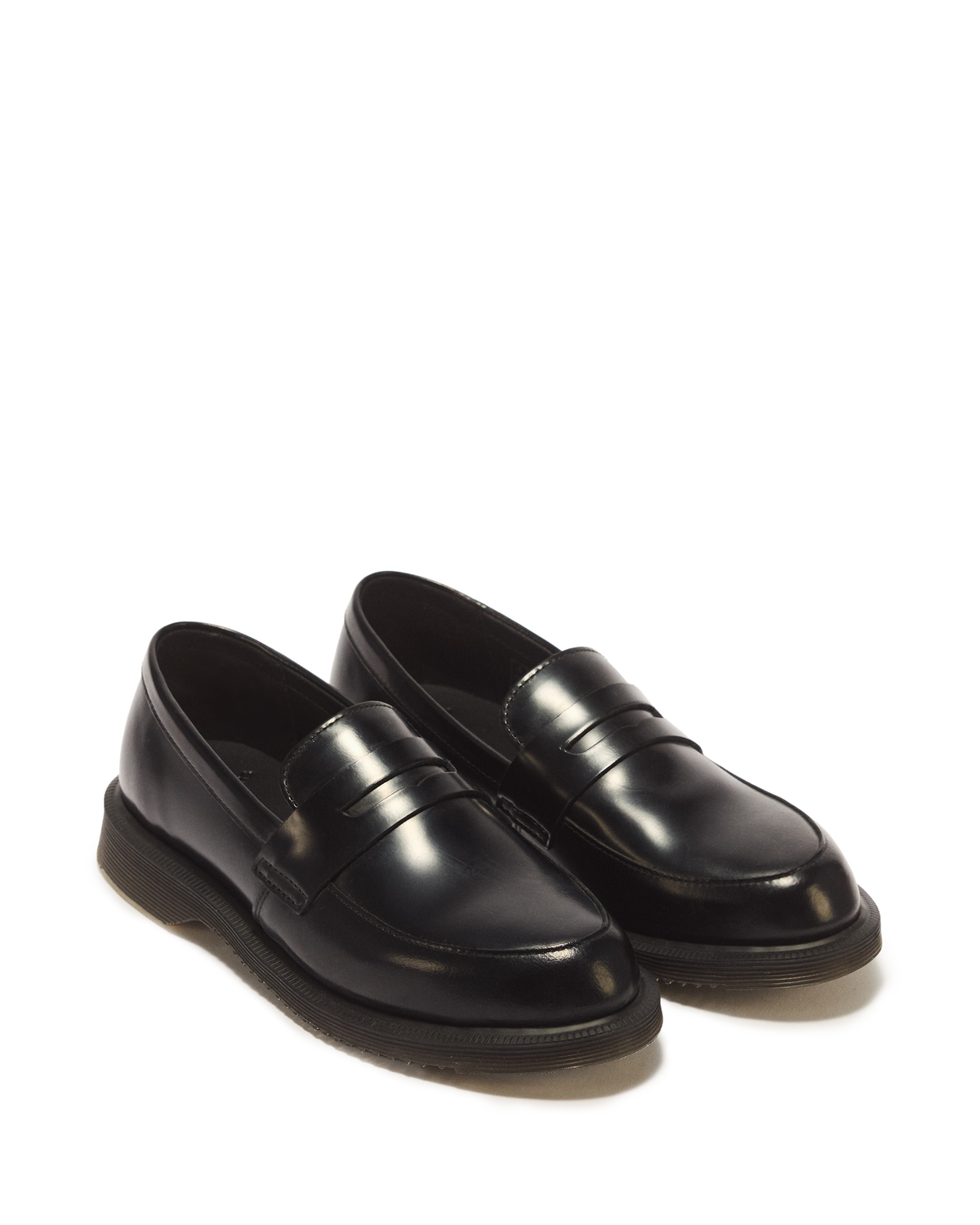 Temara Polished Smooth Leather Loafers - view 5