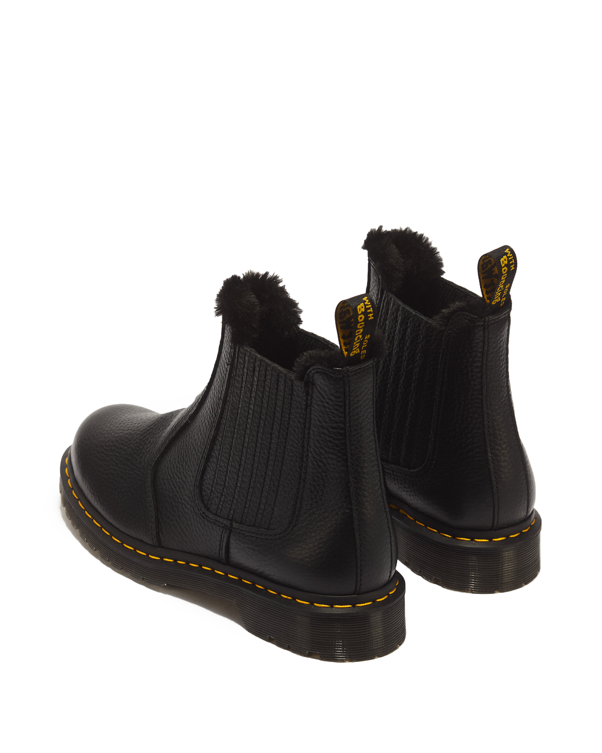 2976 LEONORE II FAUX FUR LINED SOFT LEATHER CHELSEA BOOTS - view 6
