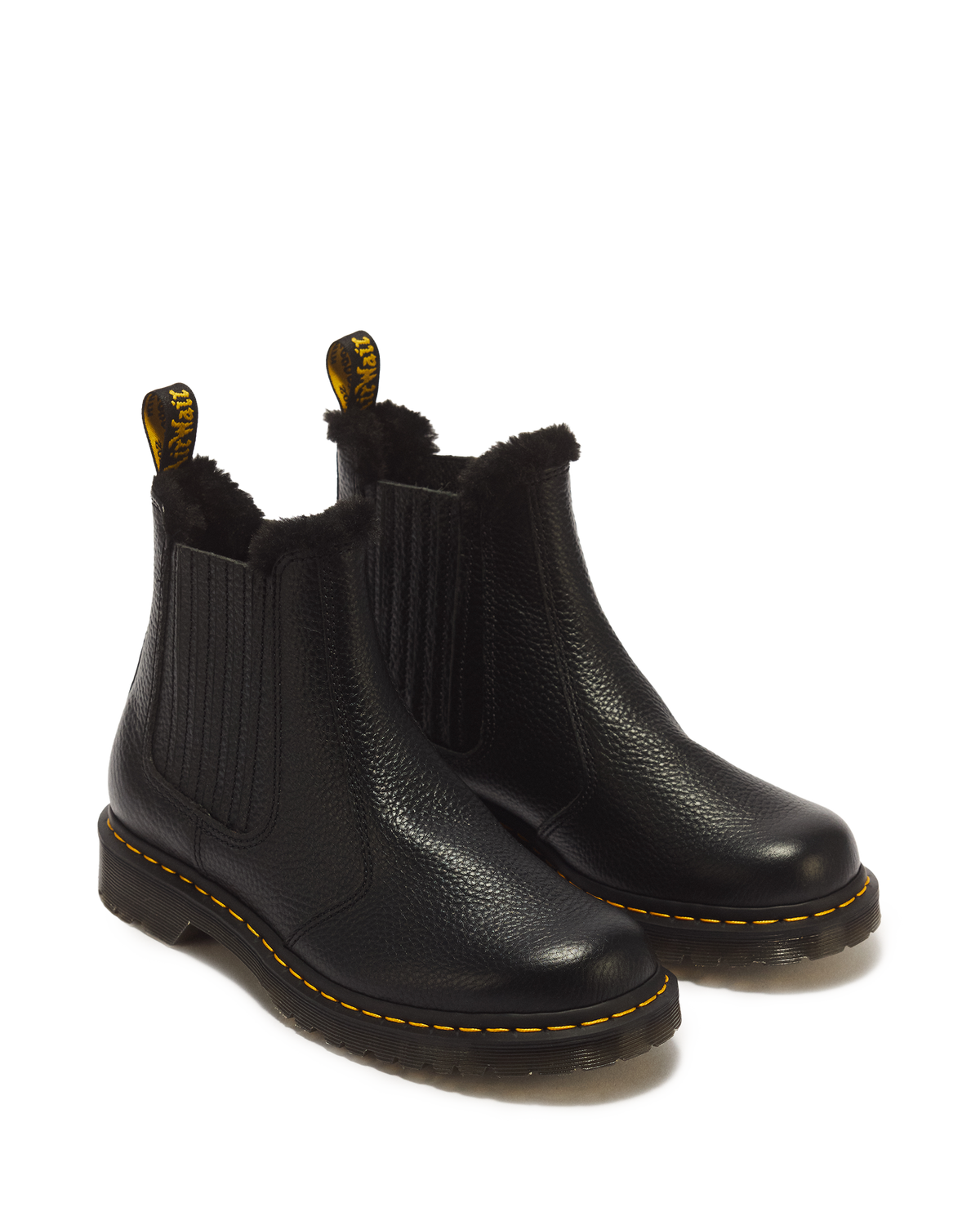 2976 LEONORE II FAUX FUR LINED SOFT LEATHER CHELSEA BOOTS - view 5