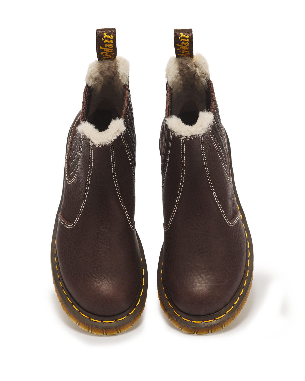 2976 Leonore II Faux Fur Lined Grizzly Leather Chelsea Boots - view 4