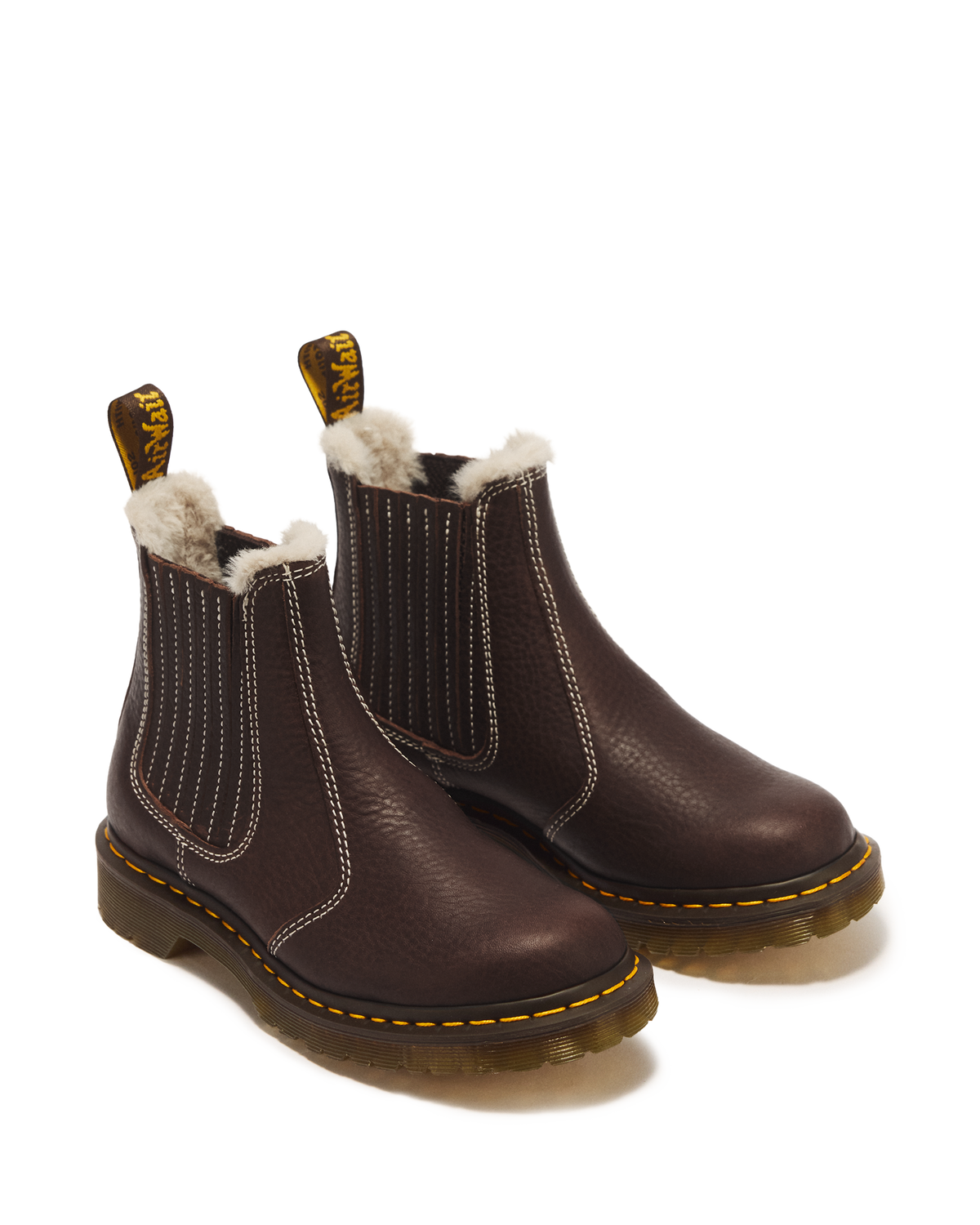 2976 Leonore II Faux Fur Lined Grizzly Leather Chelsea Boots - view 5