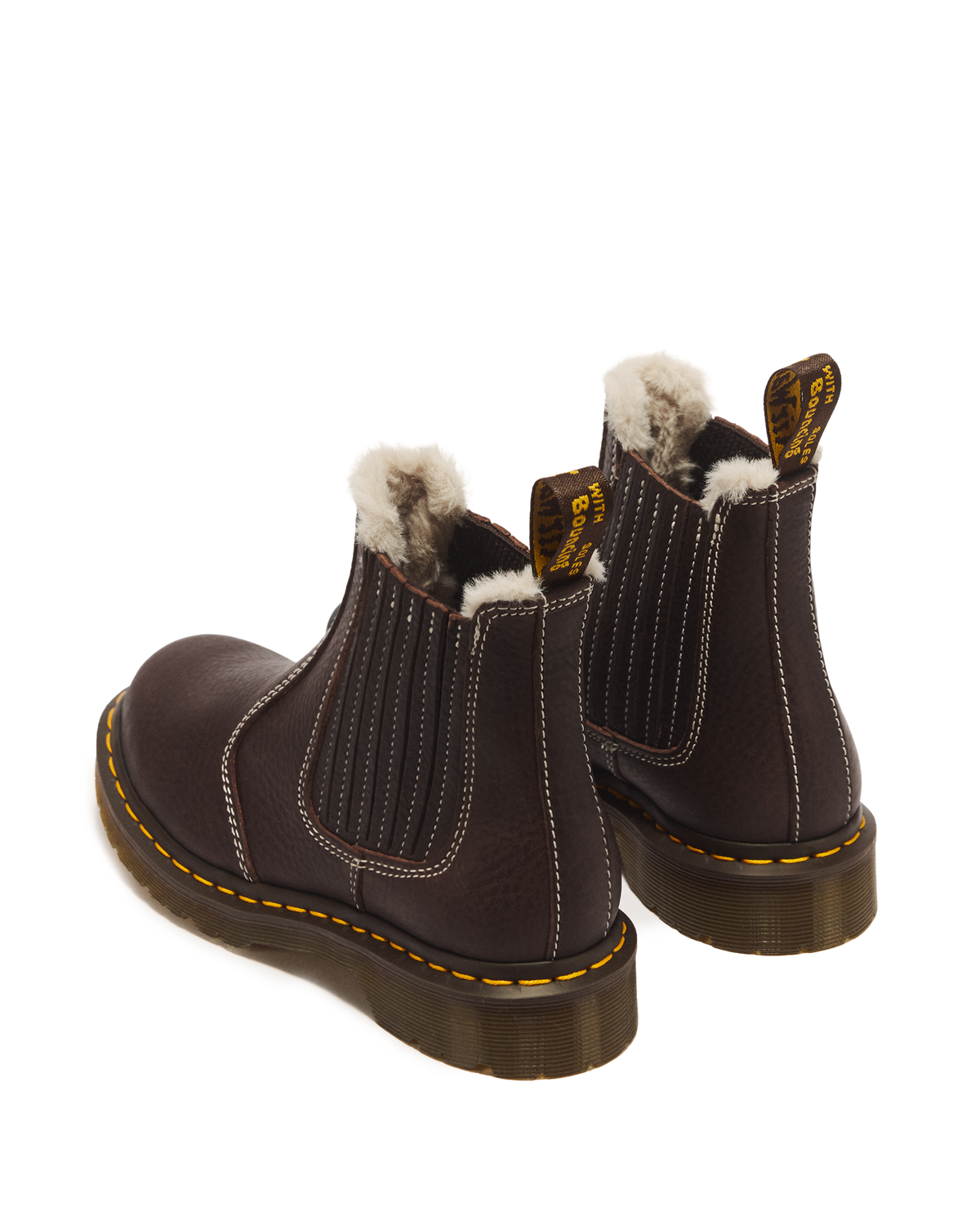 2976 Leonore II Faux Fur Lined Grizzly Leather Chelsea Boots - view 6