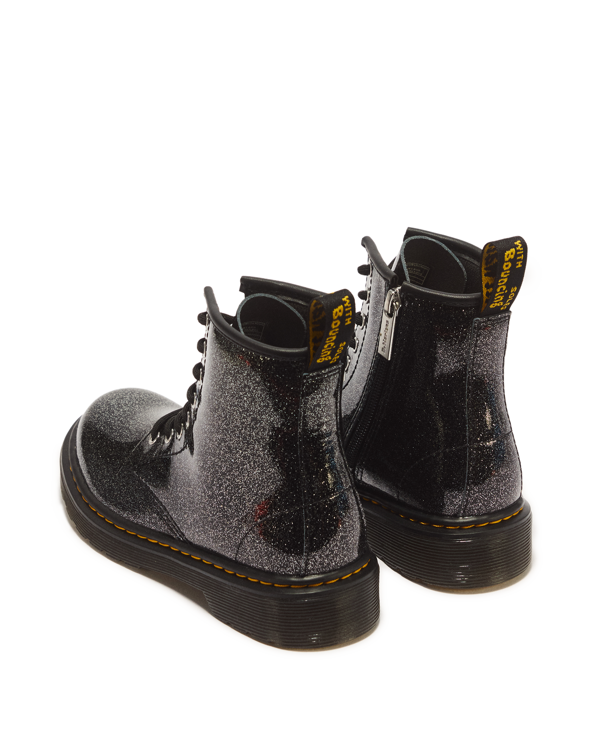 JUNIOR 1460 GLITTER PATENT LEATHER  BOOTS - view 6