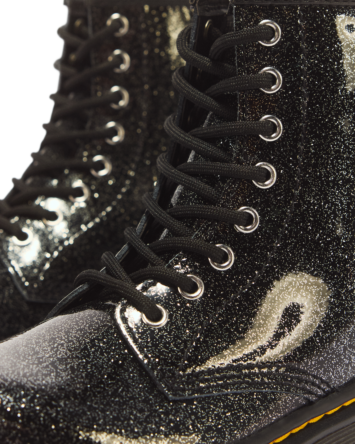 JUNIOR 1460 GLITTER PATENT LEATHER  BOOTS - view 8