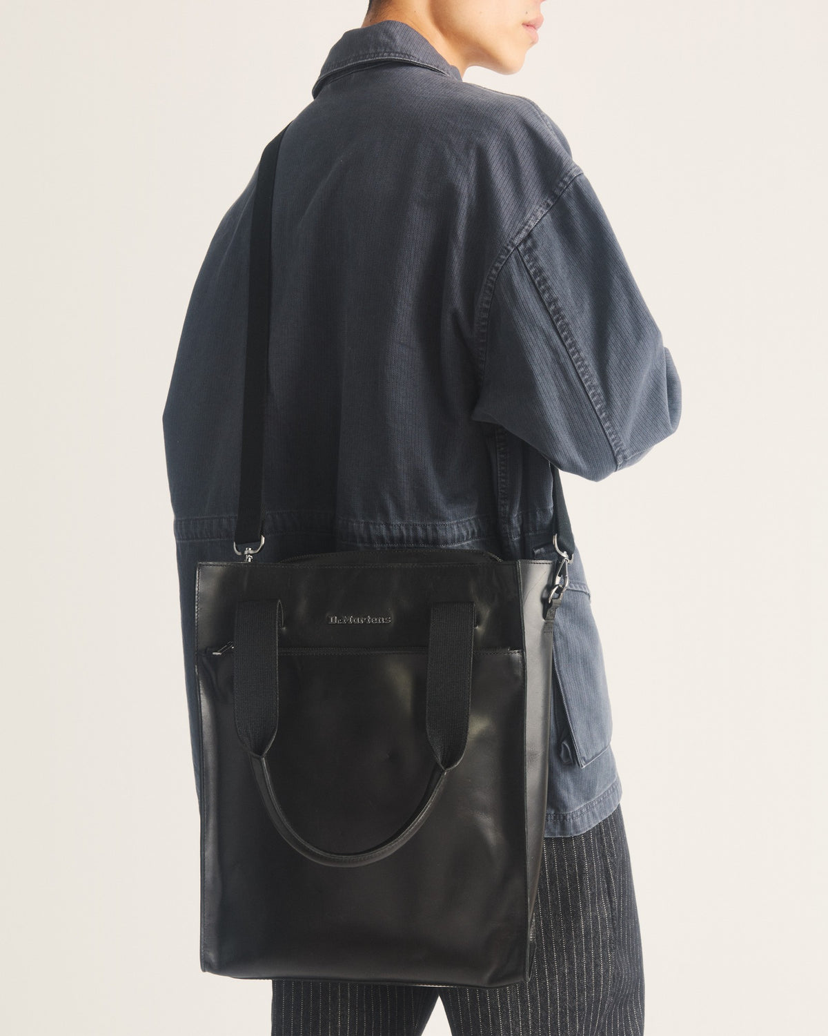 LEATHER TOTE BAG - view 3