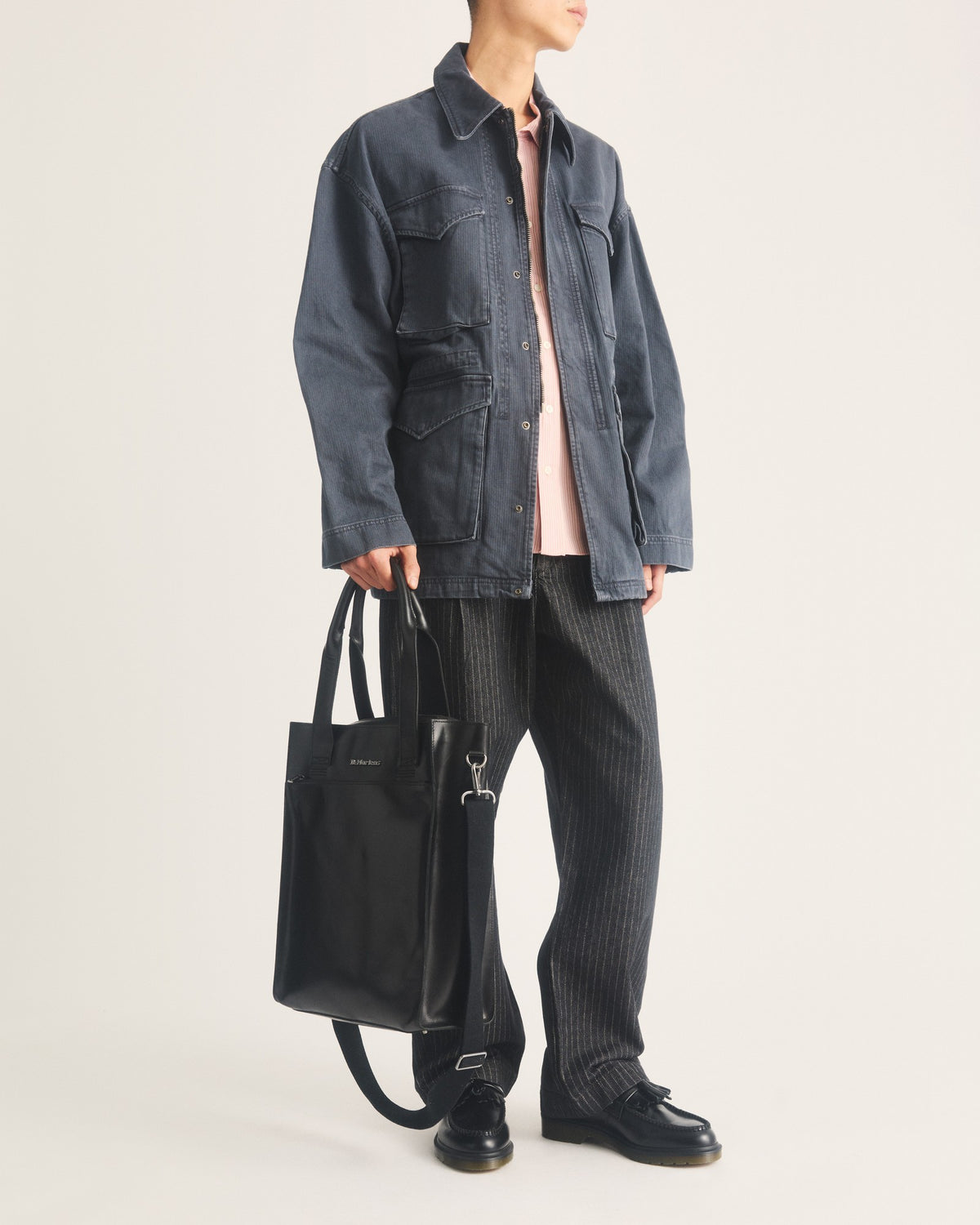 LEATHER TOTE BAG - view 2