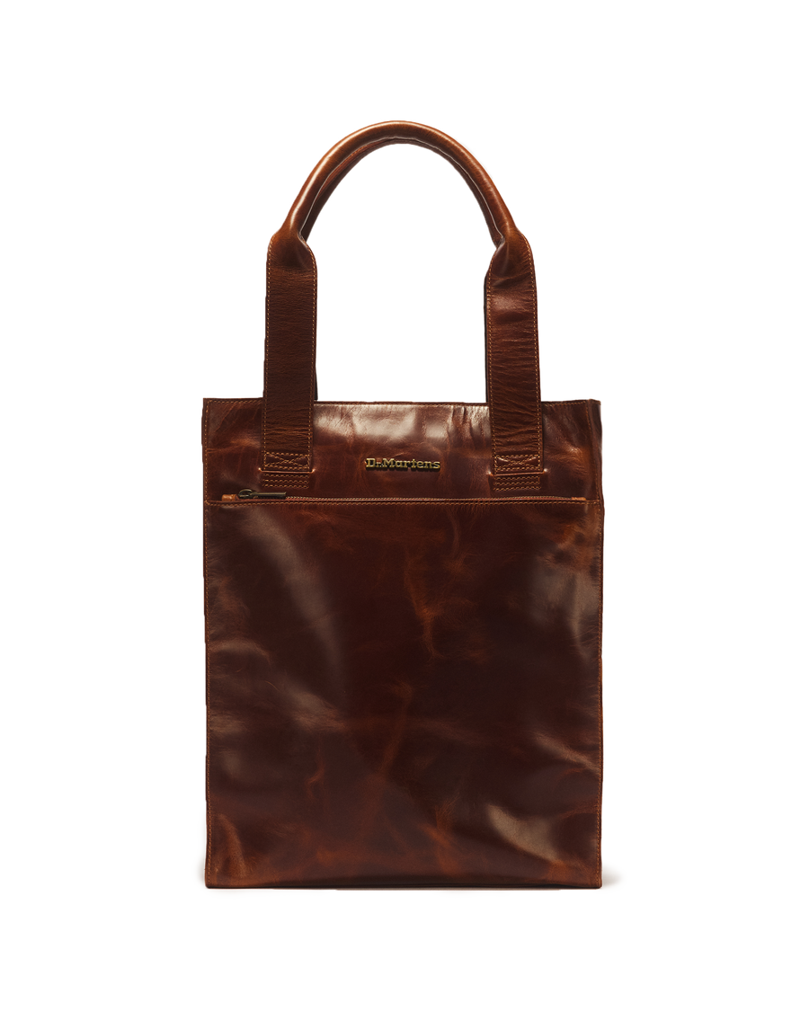 LEATHER TOTE BAG - view 1