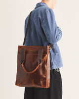 LEATHER TOTE BAG - view 3