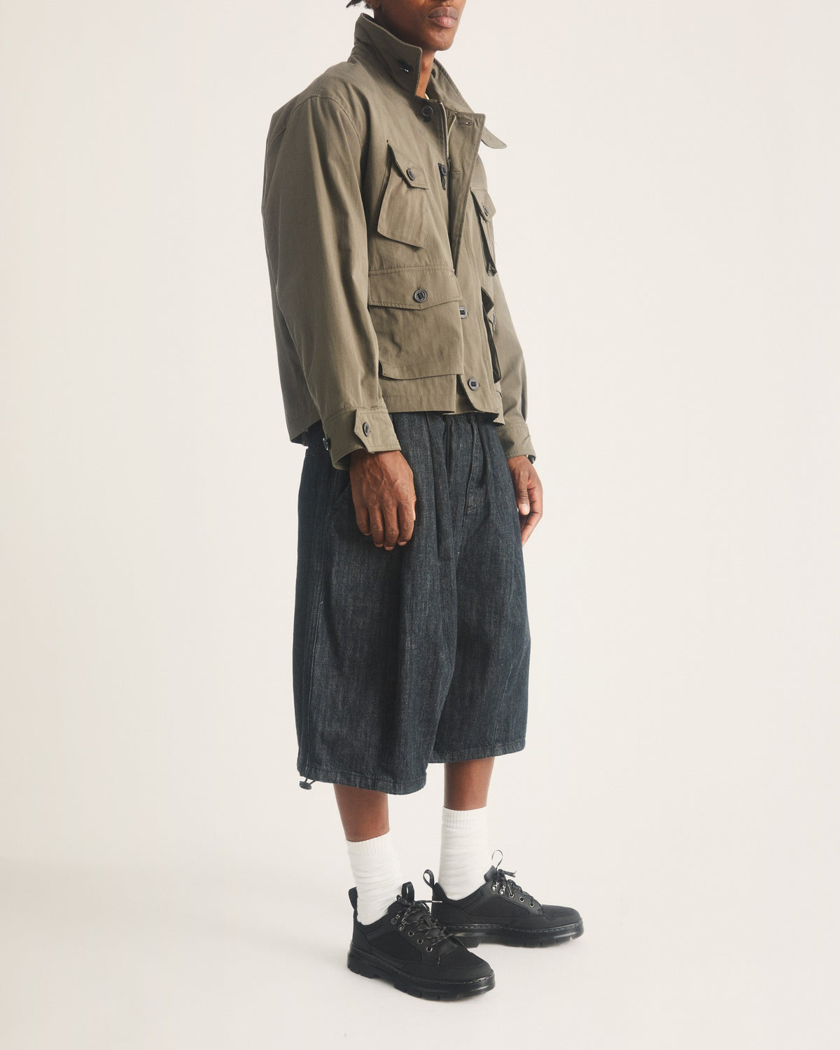 Reeder MK.02 Canvas & Leather Utility Shoes - view 2