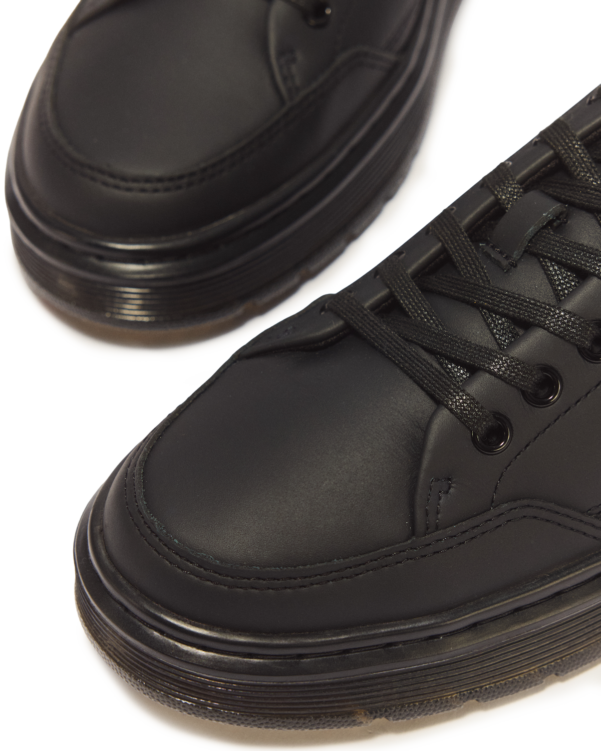 BROOKLINE 6-EYE NAPPA LEATHER SHOES - view 8