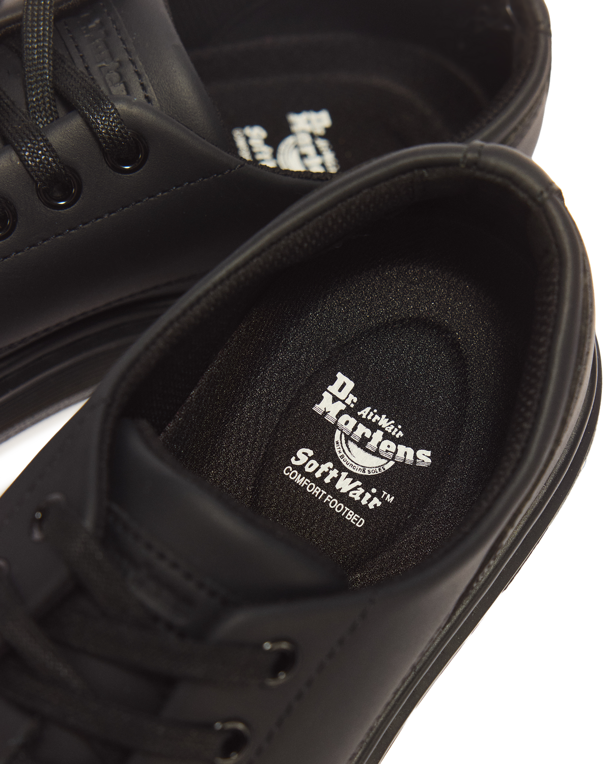 BROOKLINE 6-EYE NAPPA LEATHER SHOES - view 3
