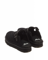 Zebzag Quilted Canvas Platform Mules - view 1