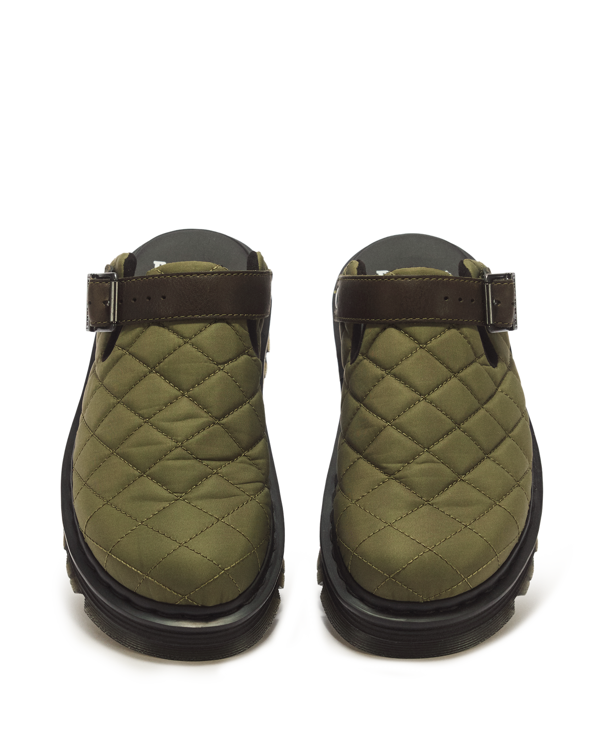 Zebzag Quilted Canvas Platform Mules - view 6