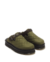 Zebzag Quilted Canvas Platform Mules - view 7