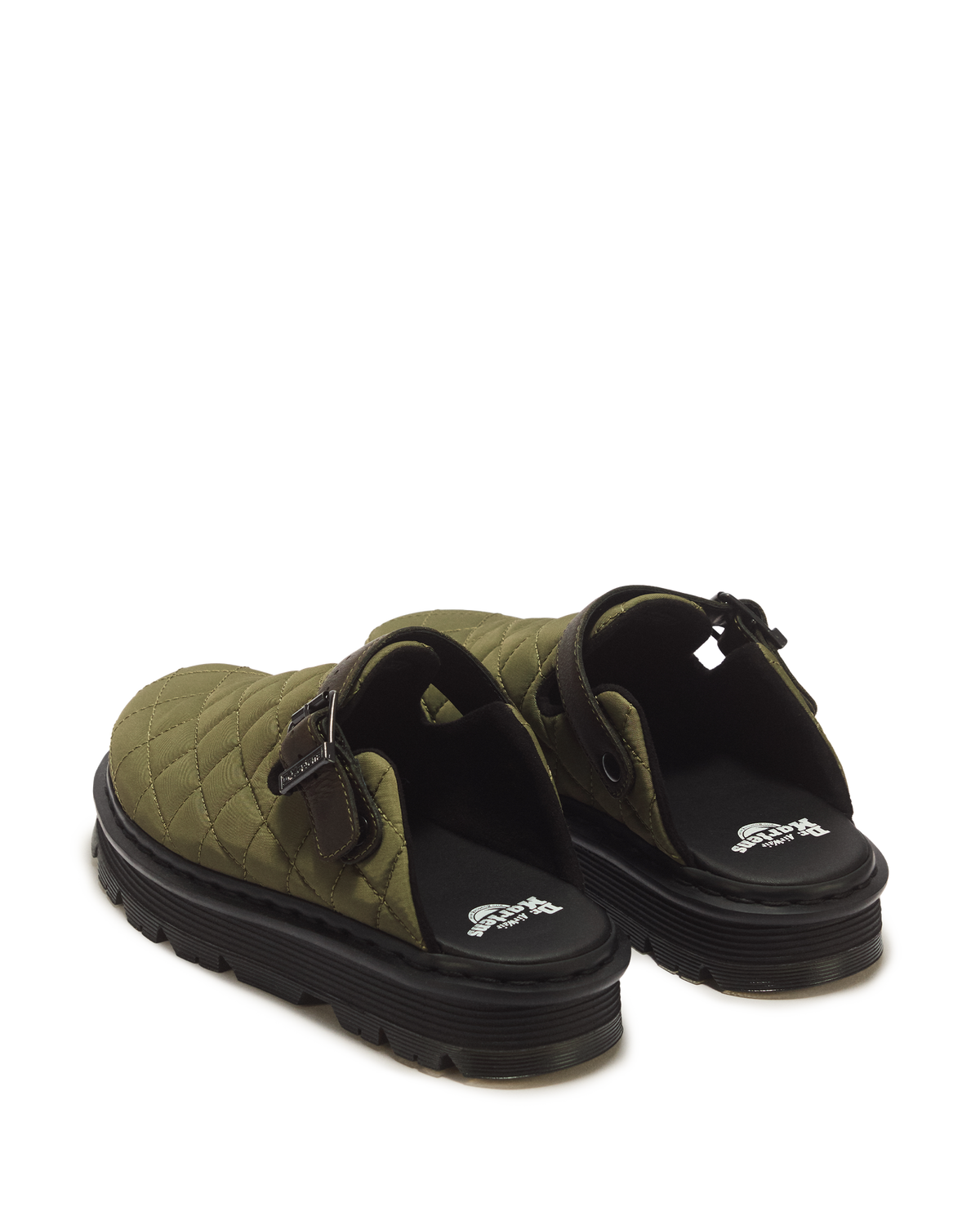 Zebzag Quilted Canvas Platform Mules - view 8