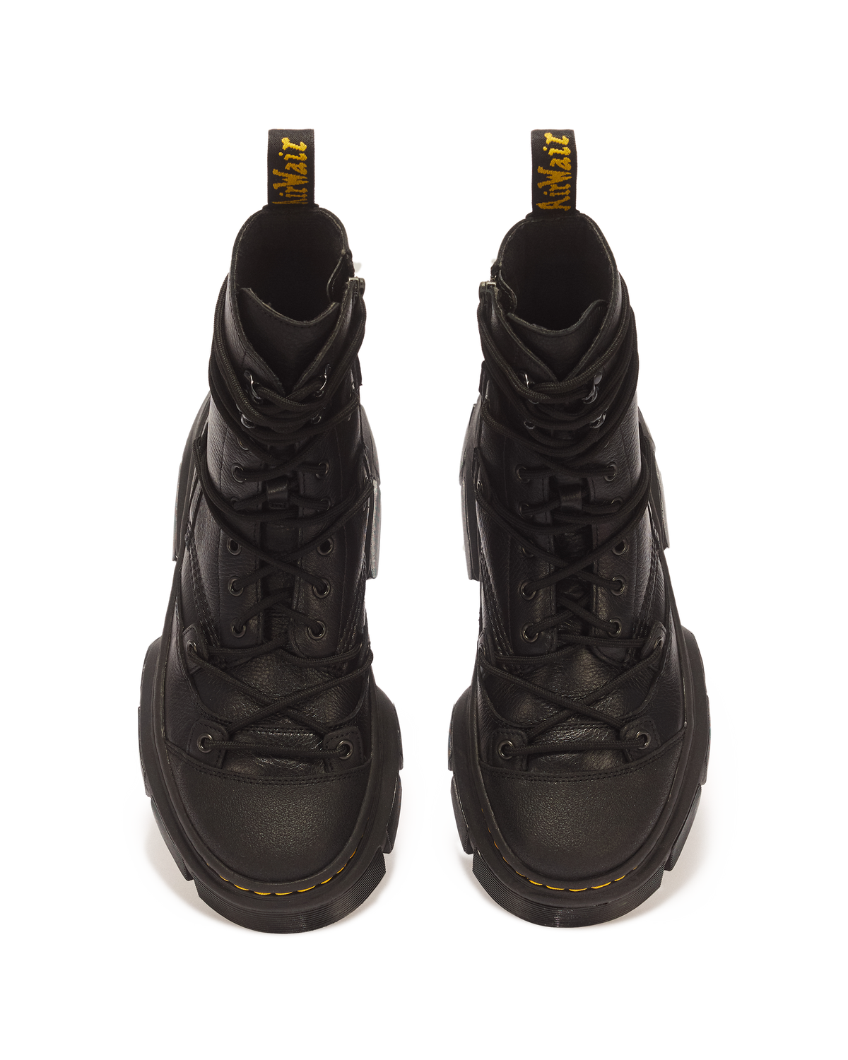 DMXL 8-eye leather boots - view 4