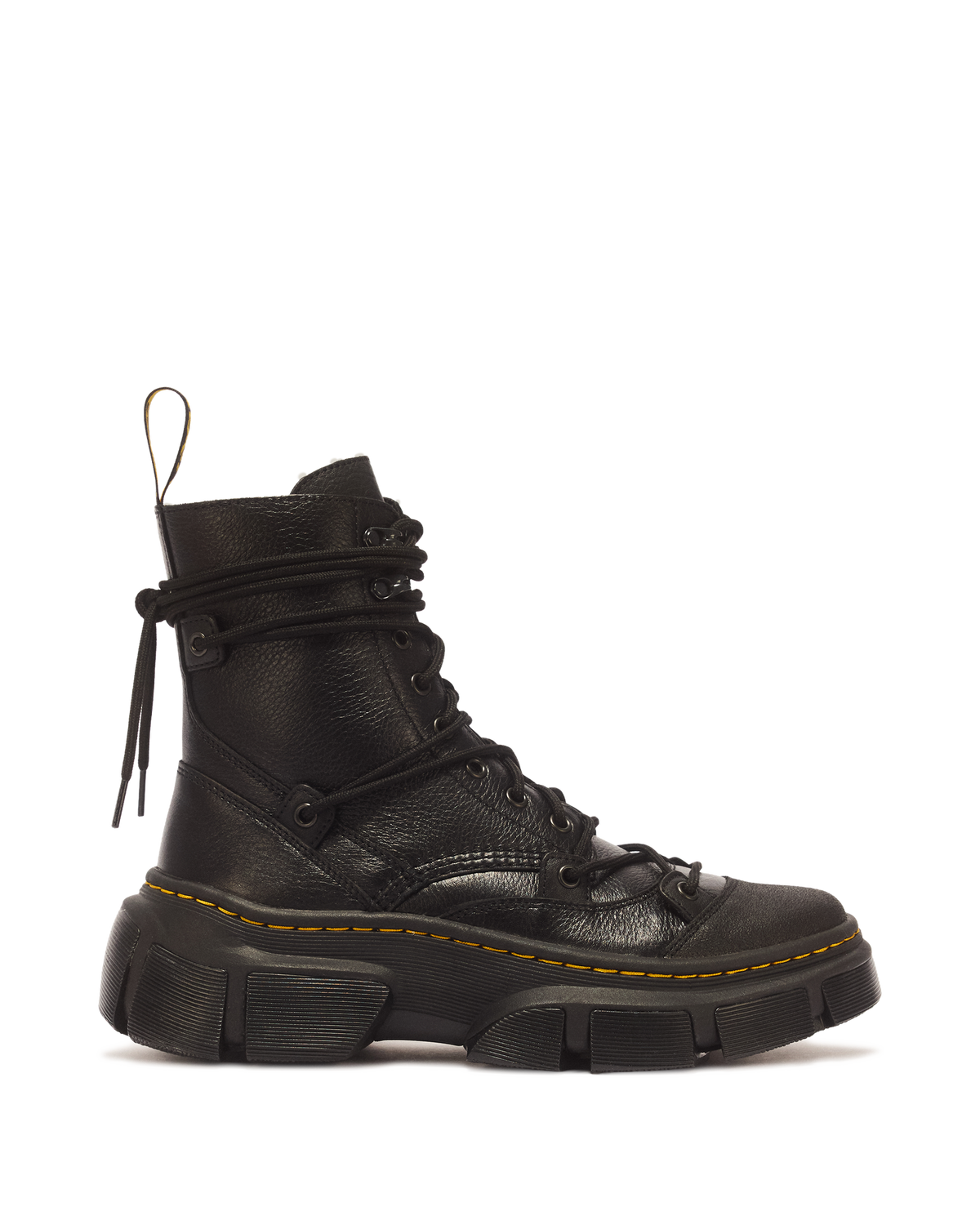 DMXL 8-eye leather boots - view 1
