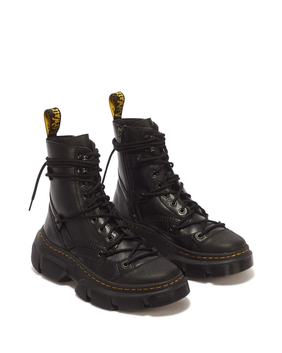 DMXL 8-eye leather boots - view 5