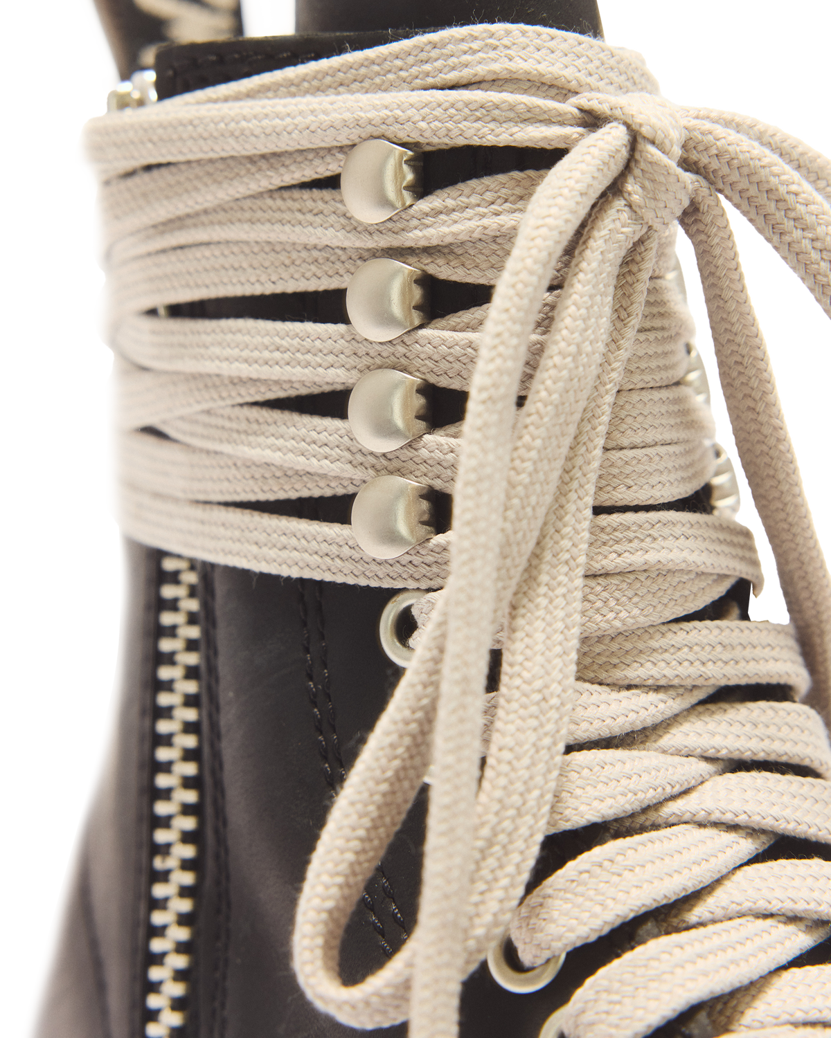 RICK OWENS STEEL TOE BOOTS - view 2