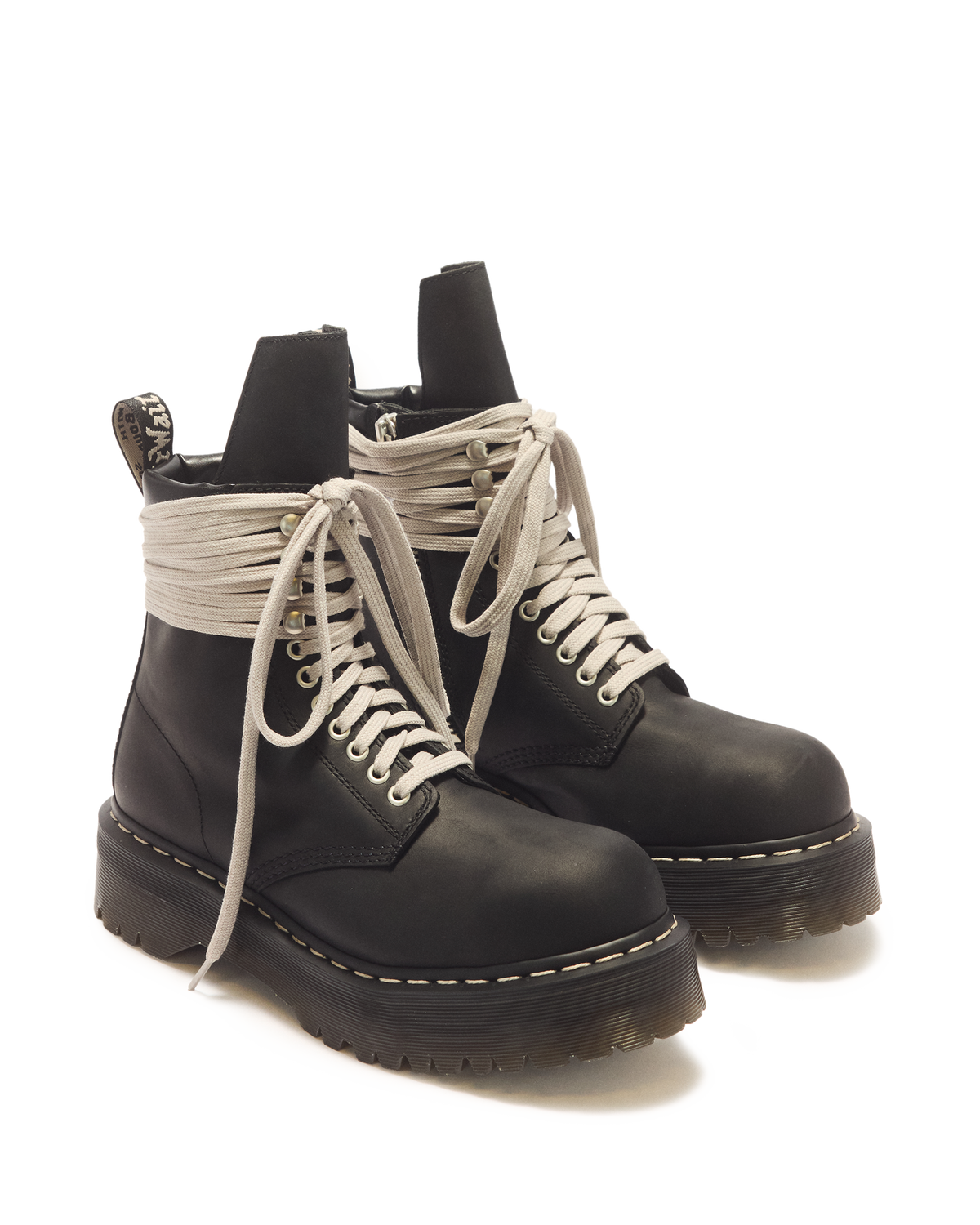 RICK OWENS STEEL TOE BOOTS - view 3