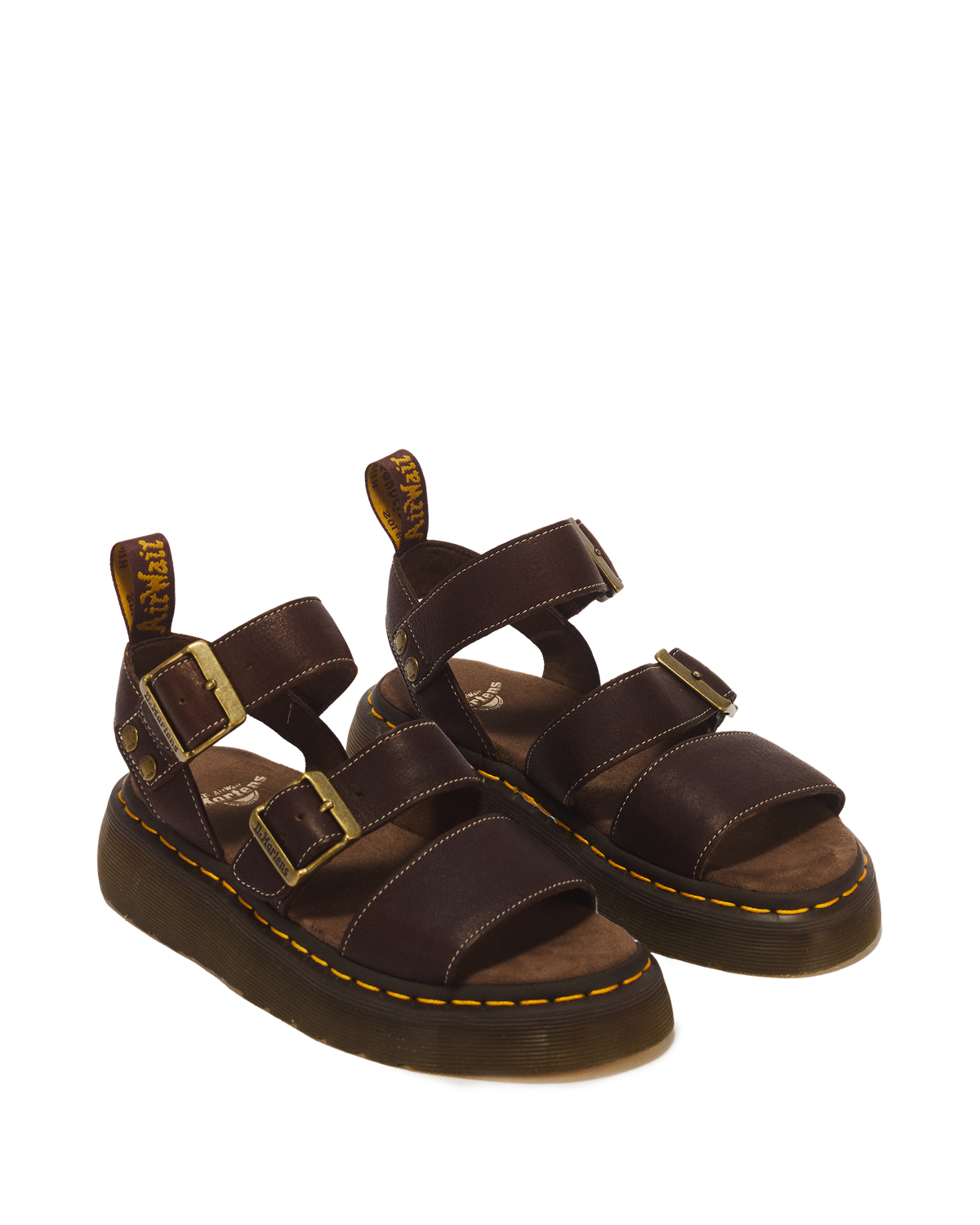 Gryphon Quad Grizzly Leather Sandals - view 5