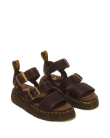 Gryphon Quad Grizzly Leather Sandals - view 5
