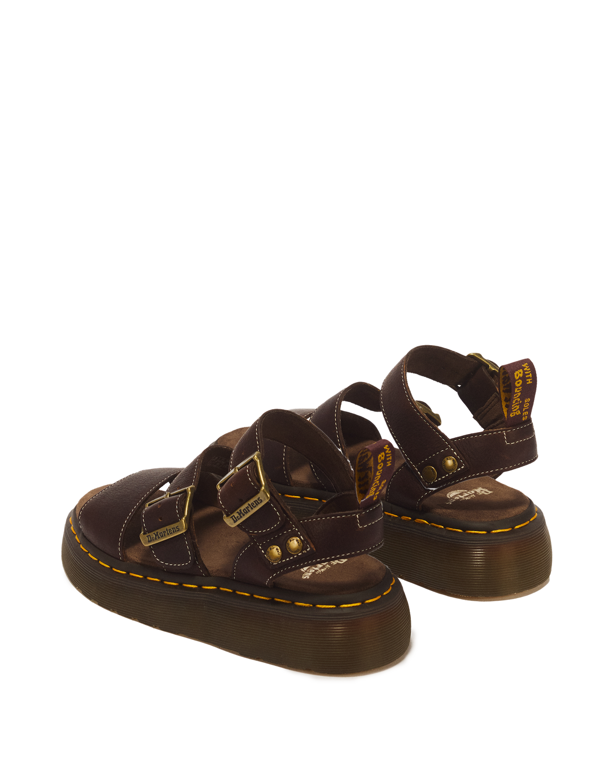 Gryphon Quad Grizzly Leather Sandals - view 6