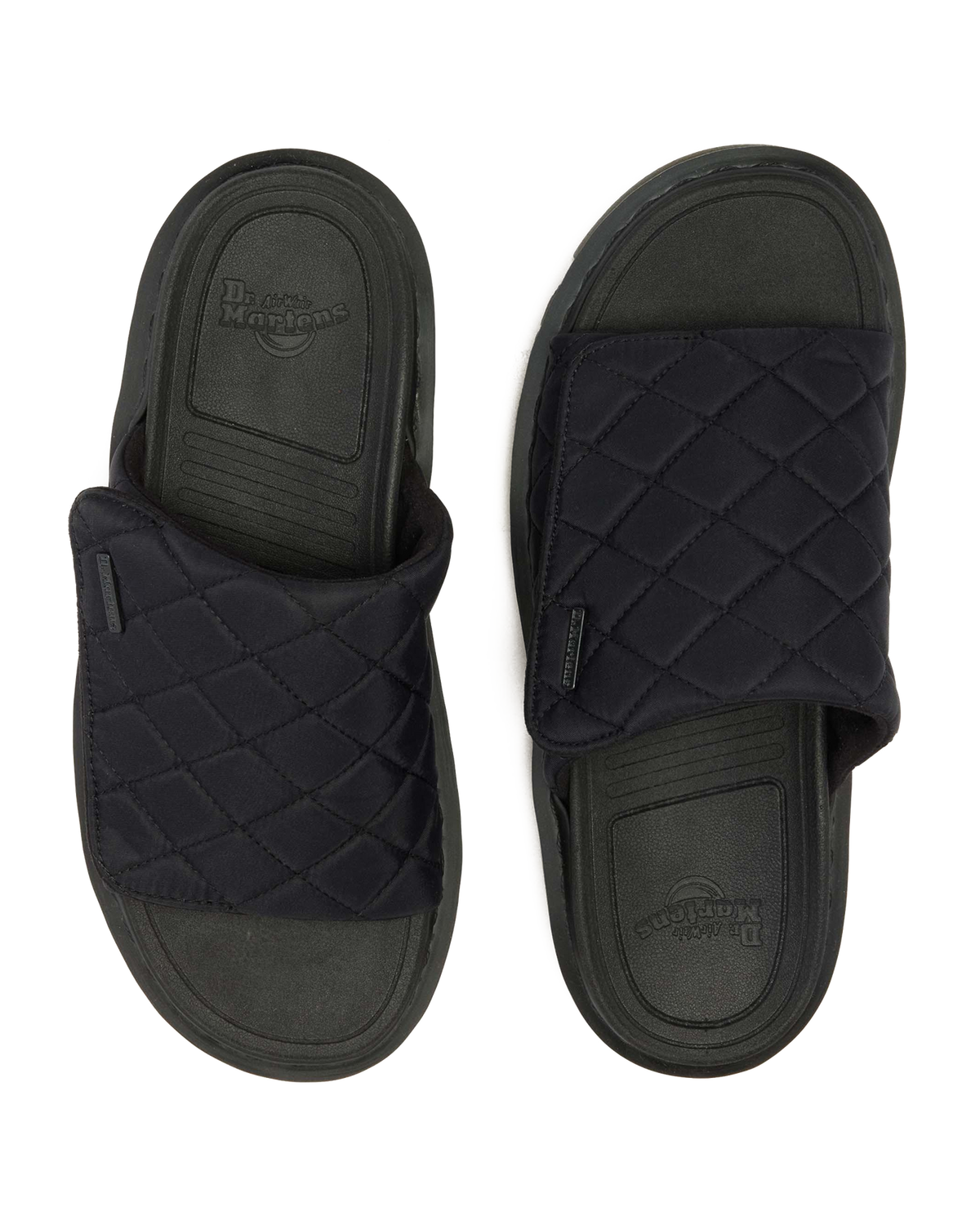 Zebzag Quilted Canvas Platform Slides - view 3
