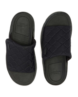Zebzag Quilted Canvas Platform Slides - view 3
