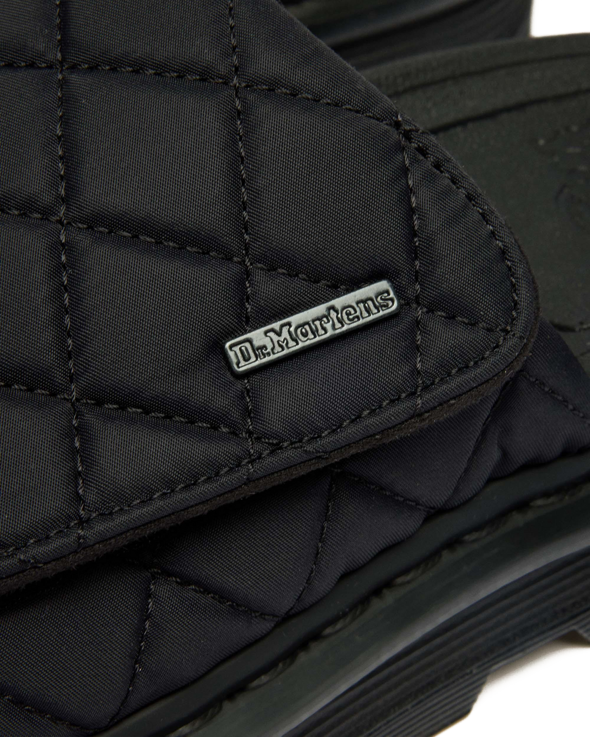 Zebzag Quilted Canvas Platform Slides - view 2
