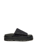 Zebzag Quilted Canvas Platform Slides - view 1