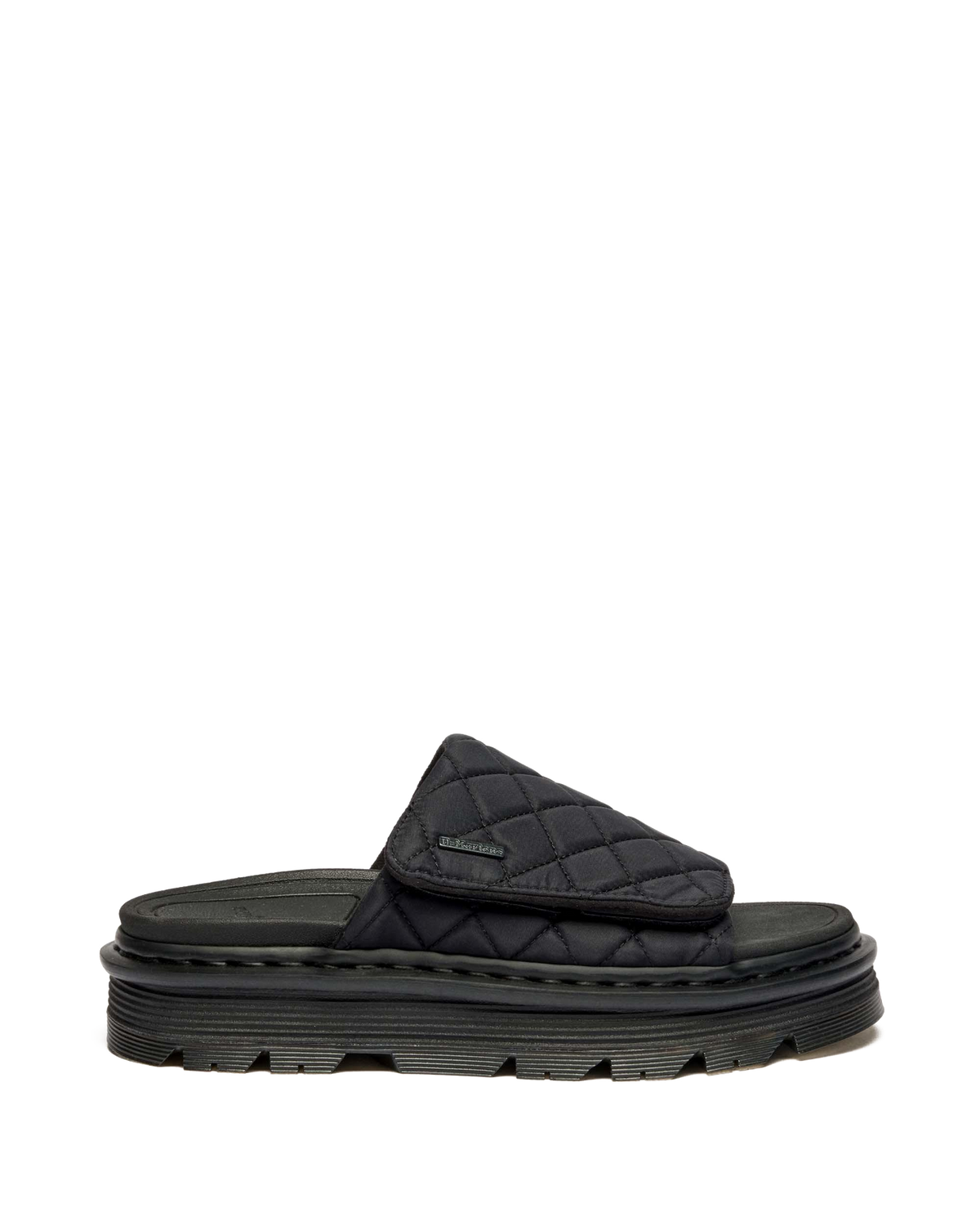 Zebzag Quilted Canvas Platform Slides - view 1