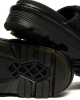 Zebzag Quilted Canvas Platform Slides - view 7