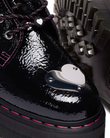Jadon Distressed Patent Leather Platform Boots - view 2