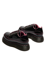 Buzz 5-Eye Distressed Patent Leather Shoes - view 5