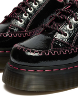 Buzz 5-Eye Distressed Patent Leather Shoes - view 2