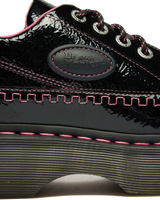 Buzz 5-Eye Distressed Patent Leather Shoes - view 7