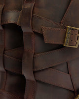 Anistone Two Strap Crazy Horse Leather Biker Boots - view 7