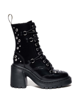 CHESNEY STUDDED BUTTERO LEATHER FLARE HEEL BOOTS - view 1