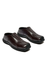 Aurix Satin Finish Leather Mules - view 6
