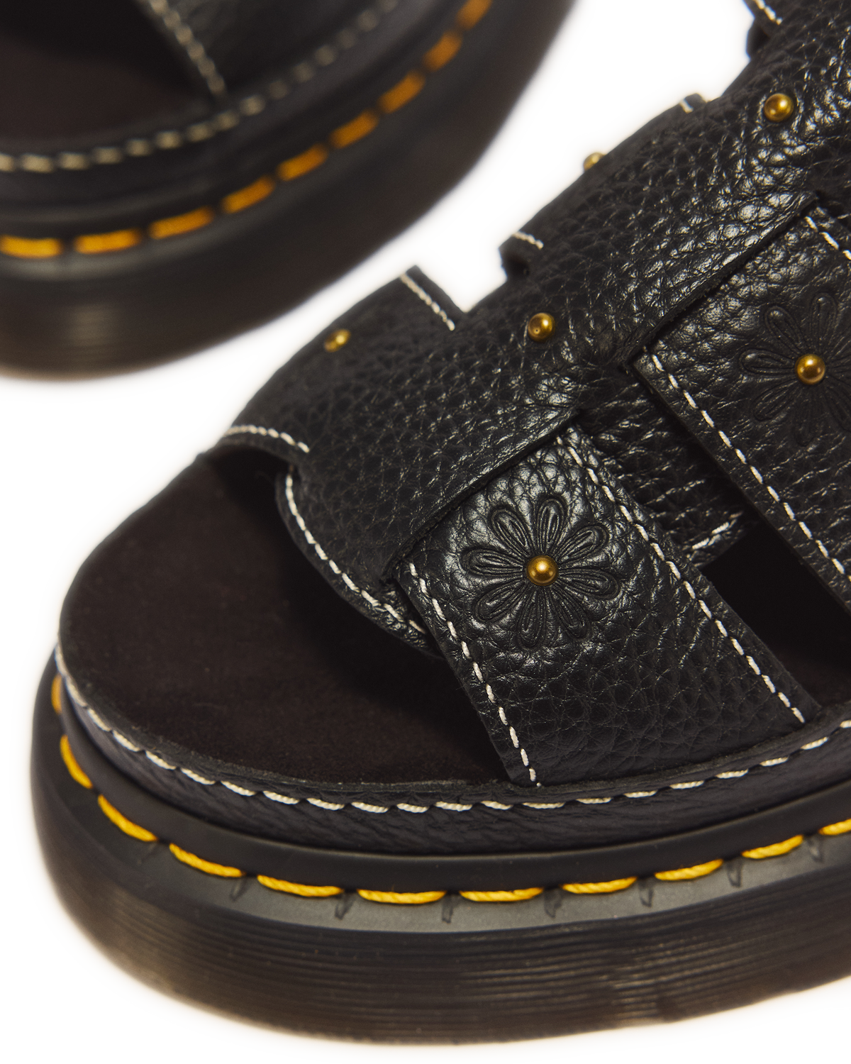 Wrenlie Open Toe Nappa Leather Fisherman Platform Sandals - view 10