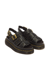 Wrenlie Open Toe Nappa Leather Fisherman Platform Sandals - view 7