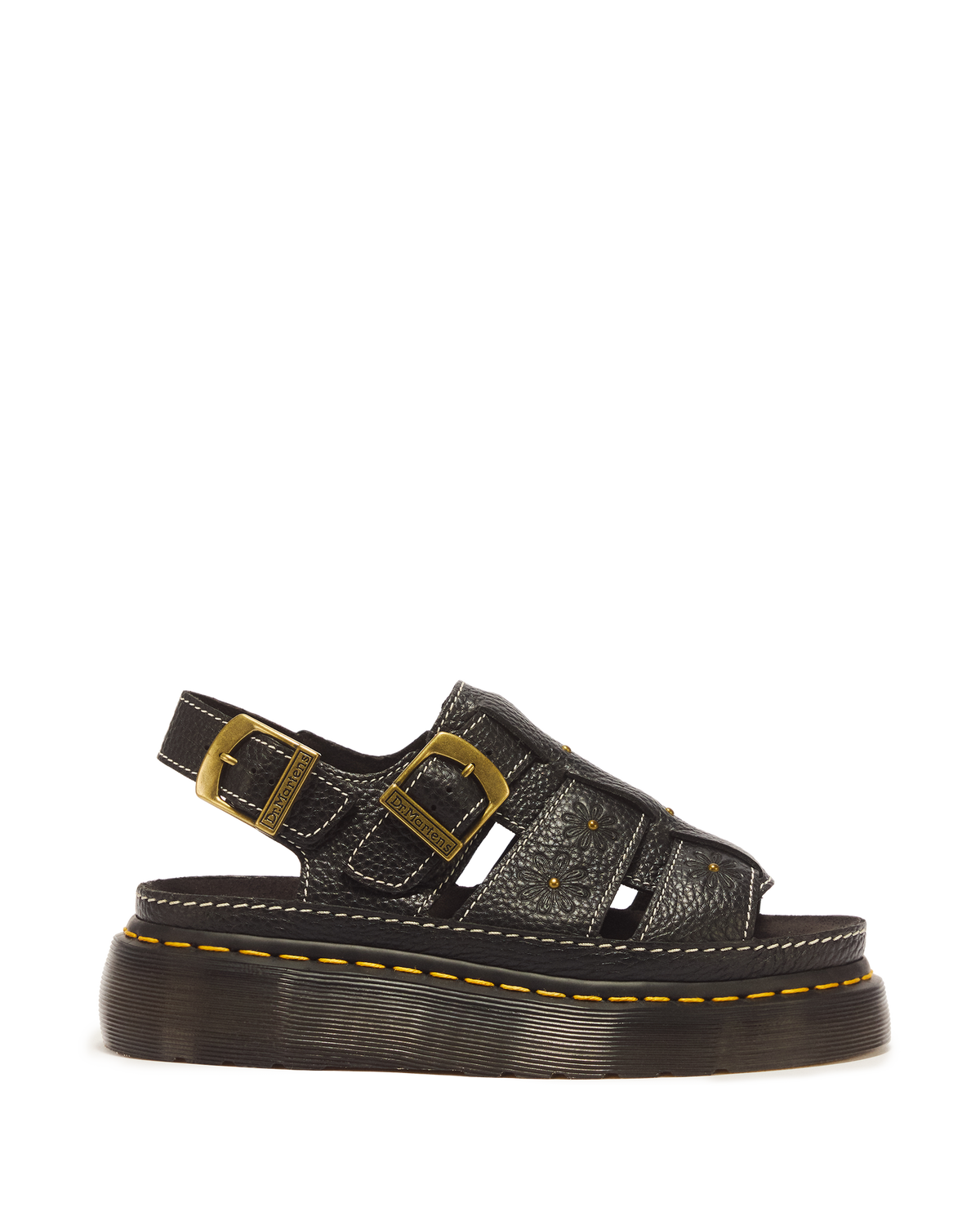 Wrenlie Open Toe Nappa Leather Fisherman Platform Sandals - view 1